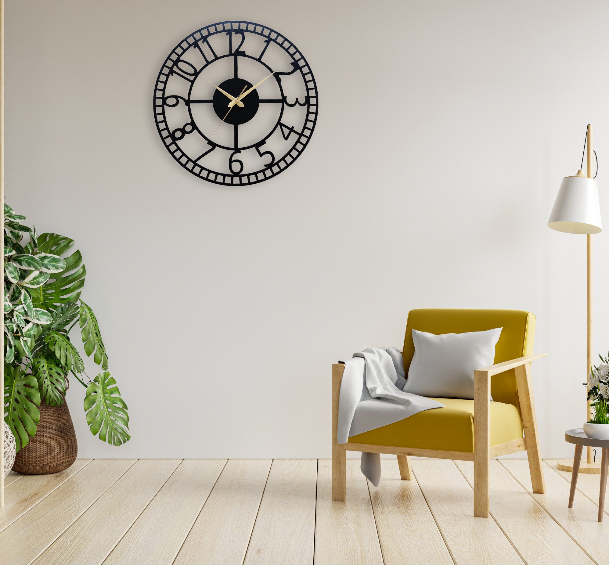 Metal Wall Clock