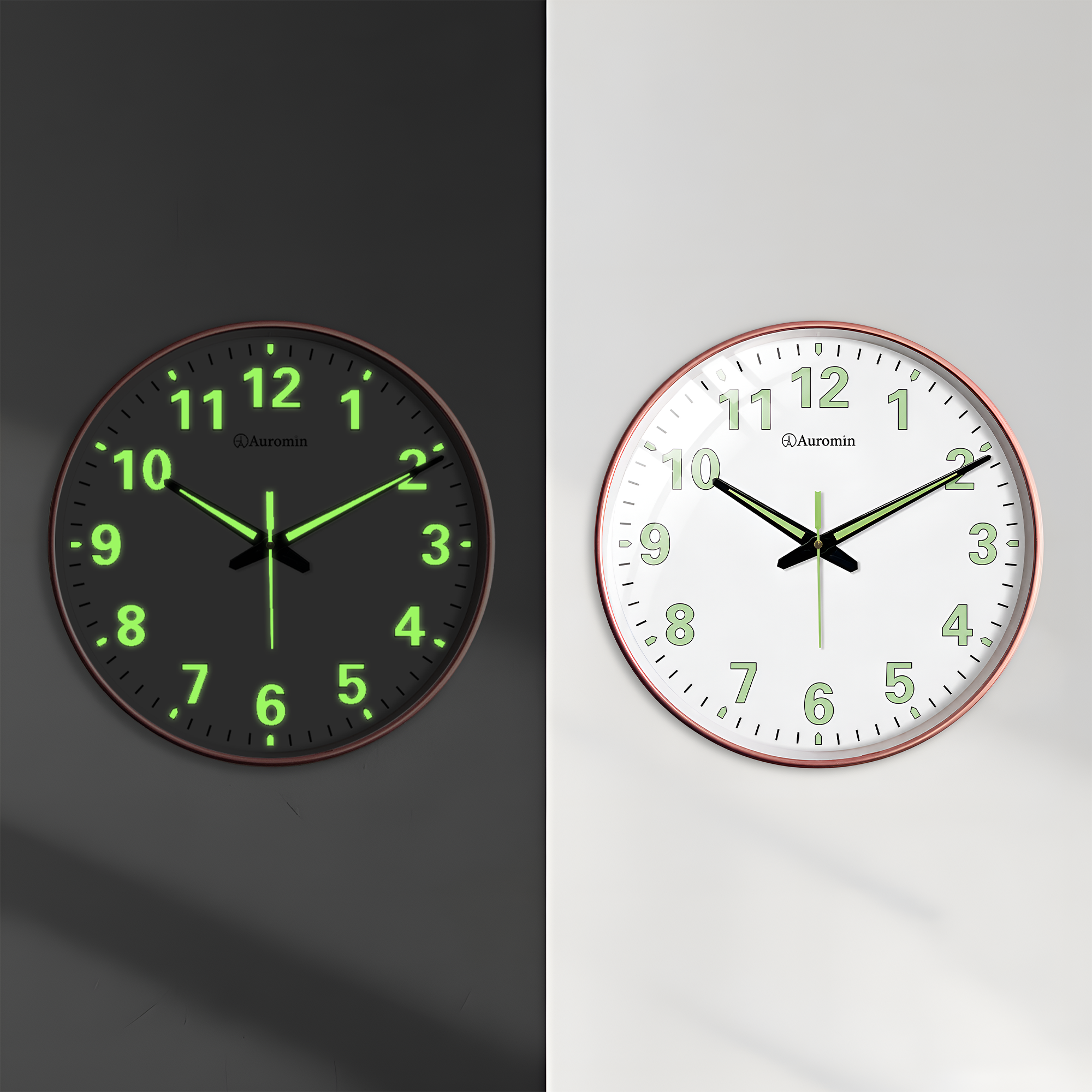 Night Glow Redium Wall Clock