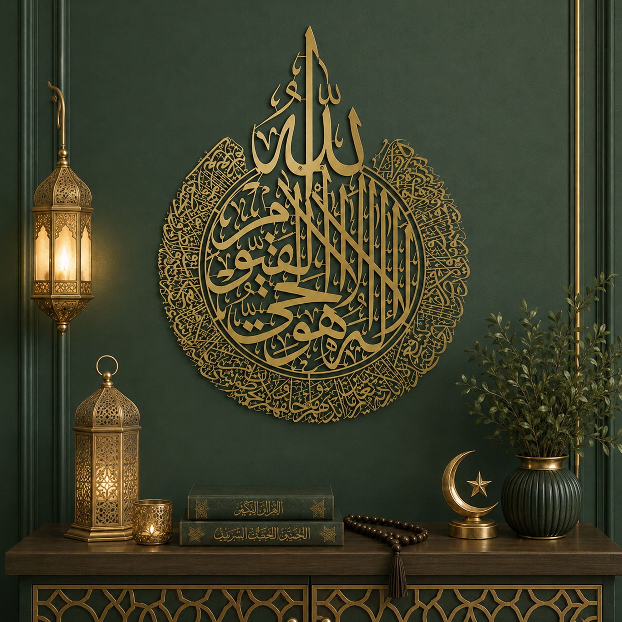 Ayatul Kursi Metal Wall Art