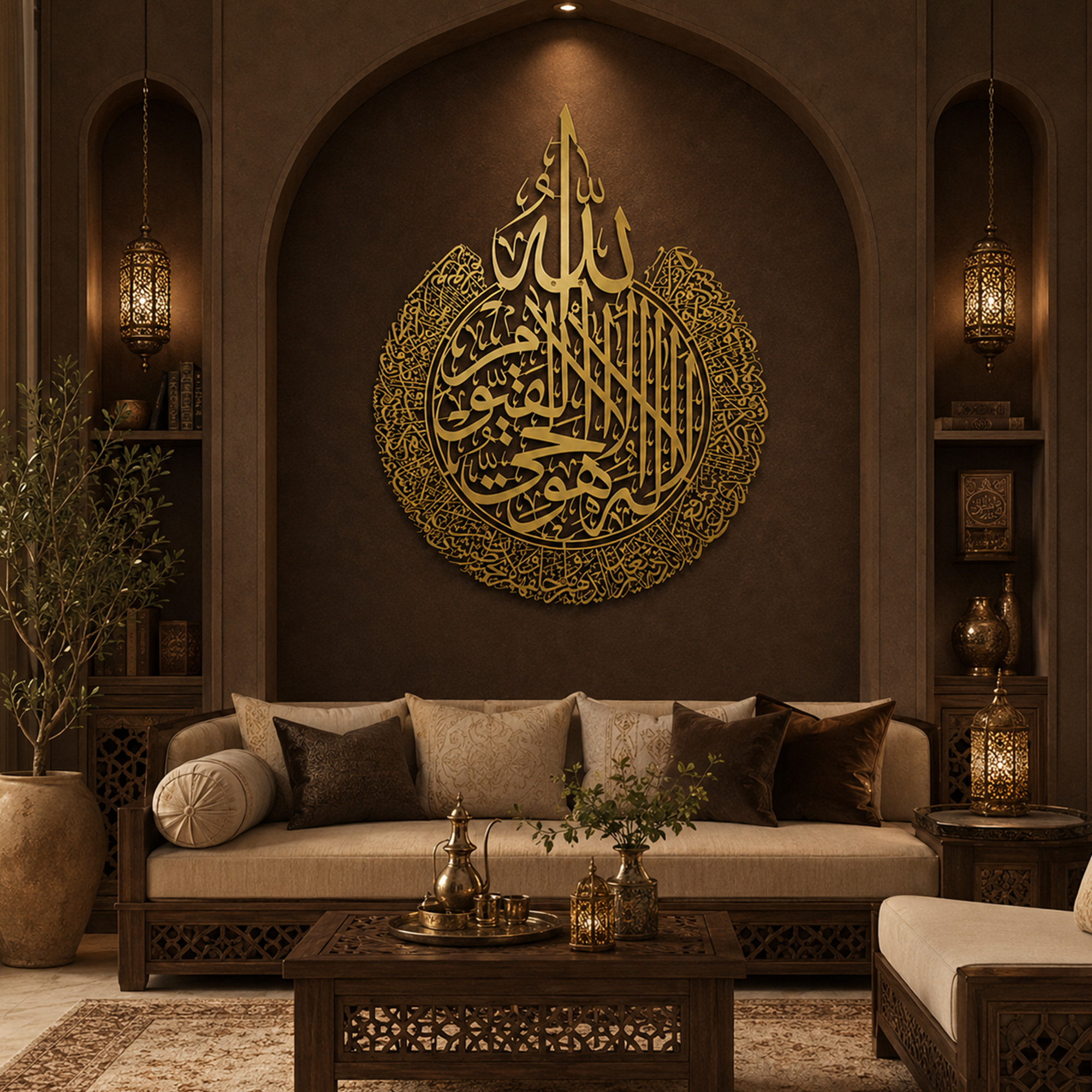 Ayatul Kursi Metal Wall Art