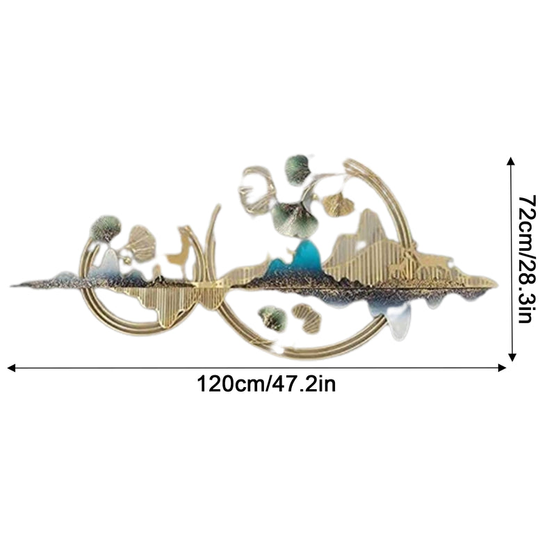 Metalic Nature Metal Wall Art