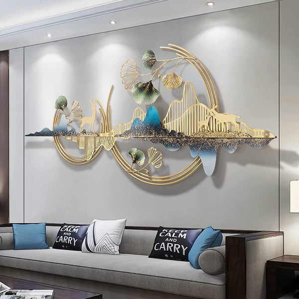 Metalic Nature Metal Wall Art