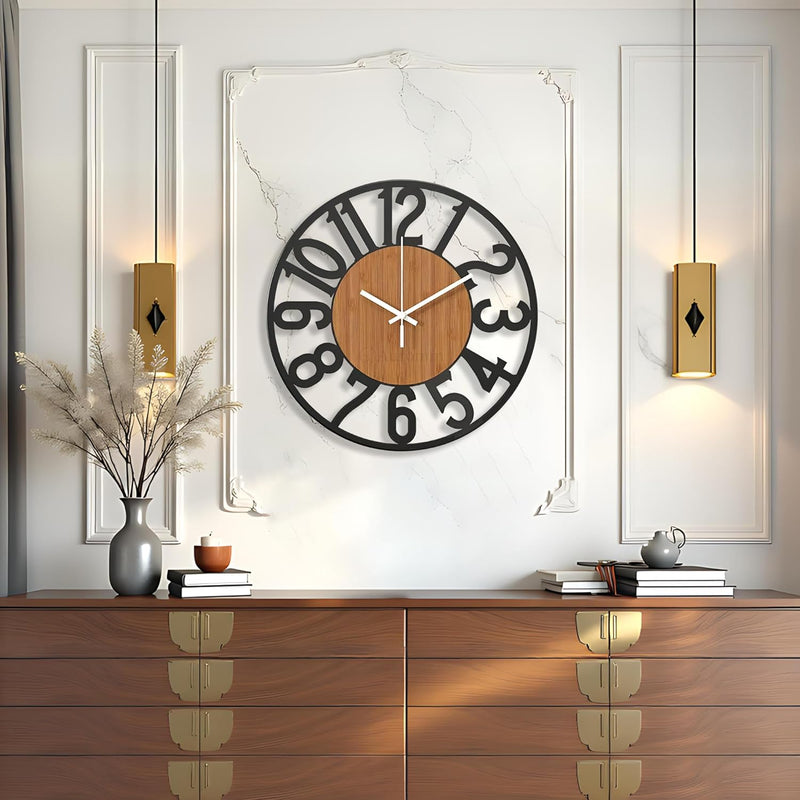 Modern Metal Wall Clock
