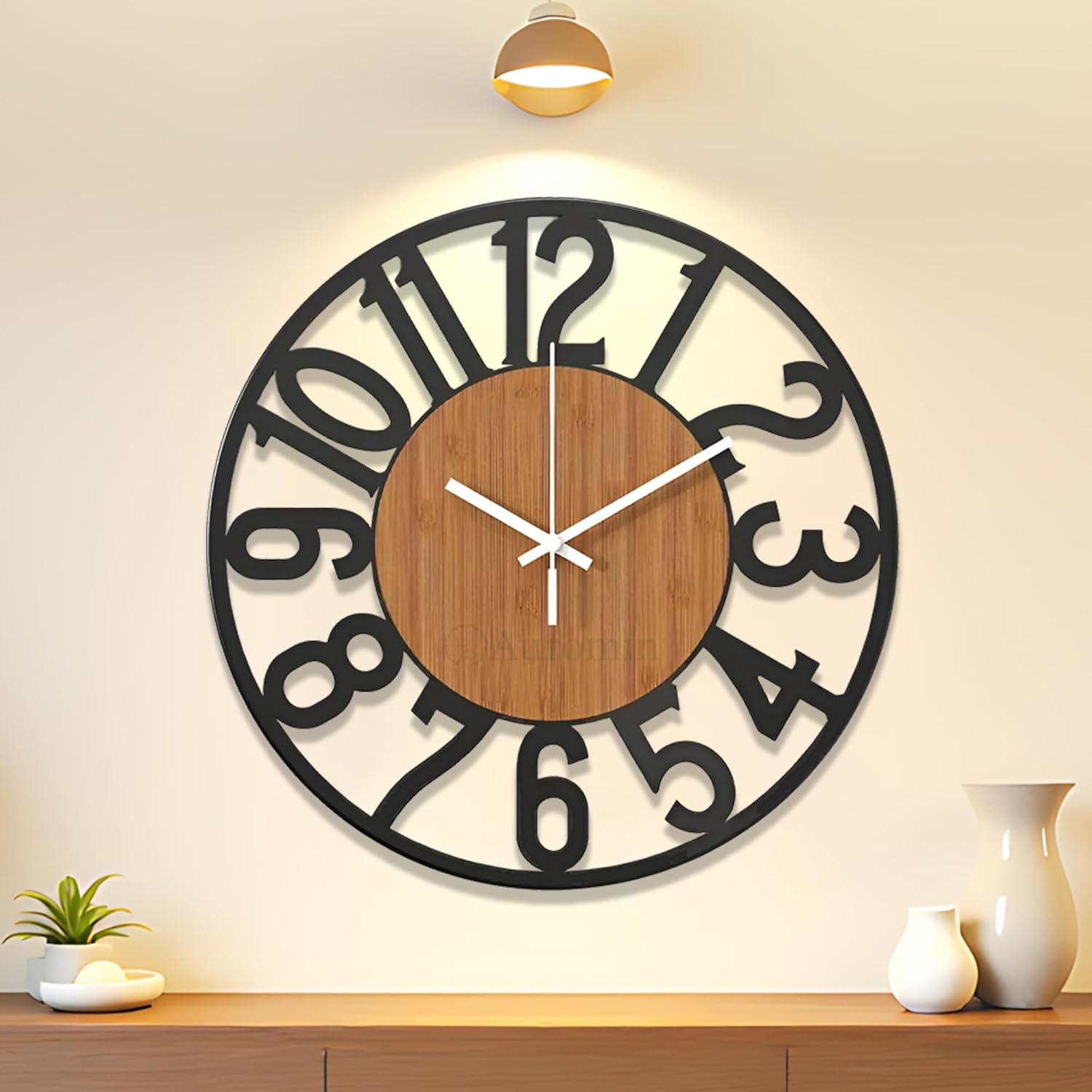 Modern Metal Wall Clock