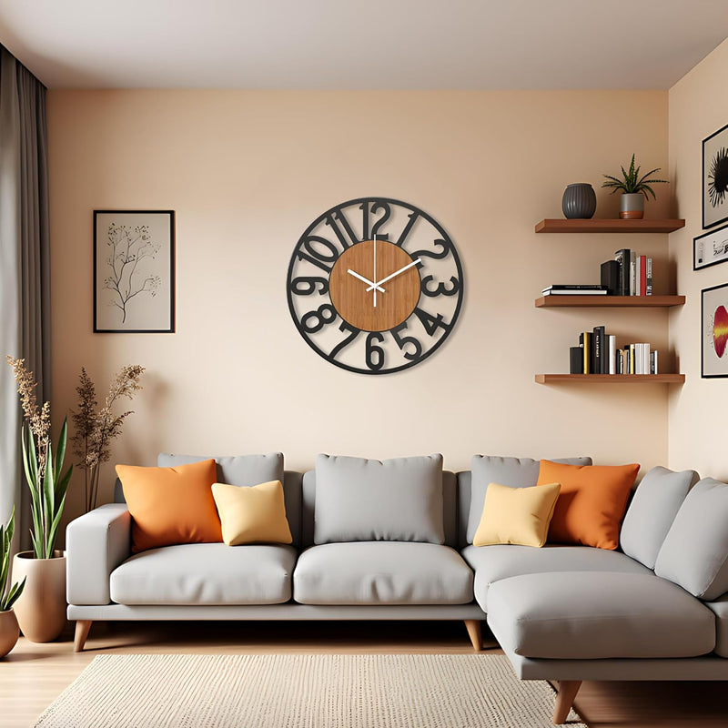 Modern Metal Wall Clock
