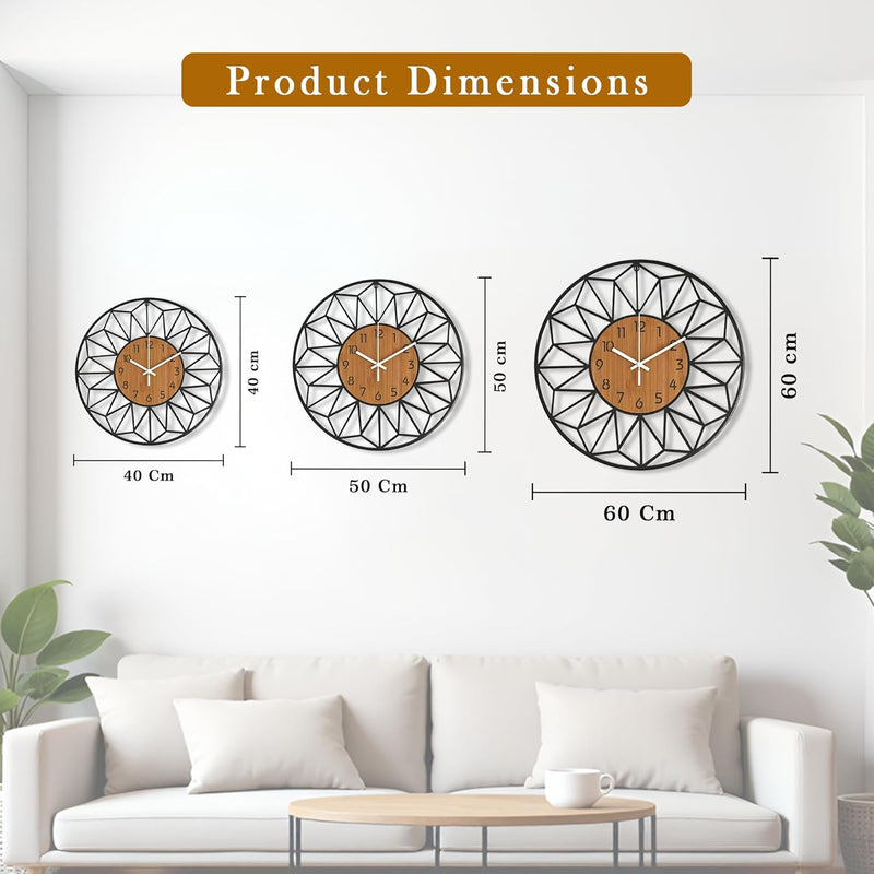 Diamond Metal wall clock