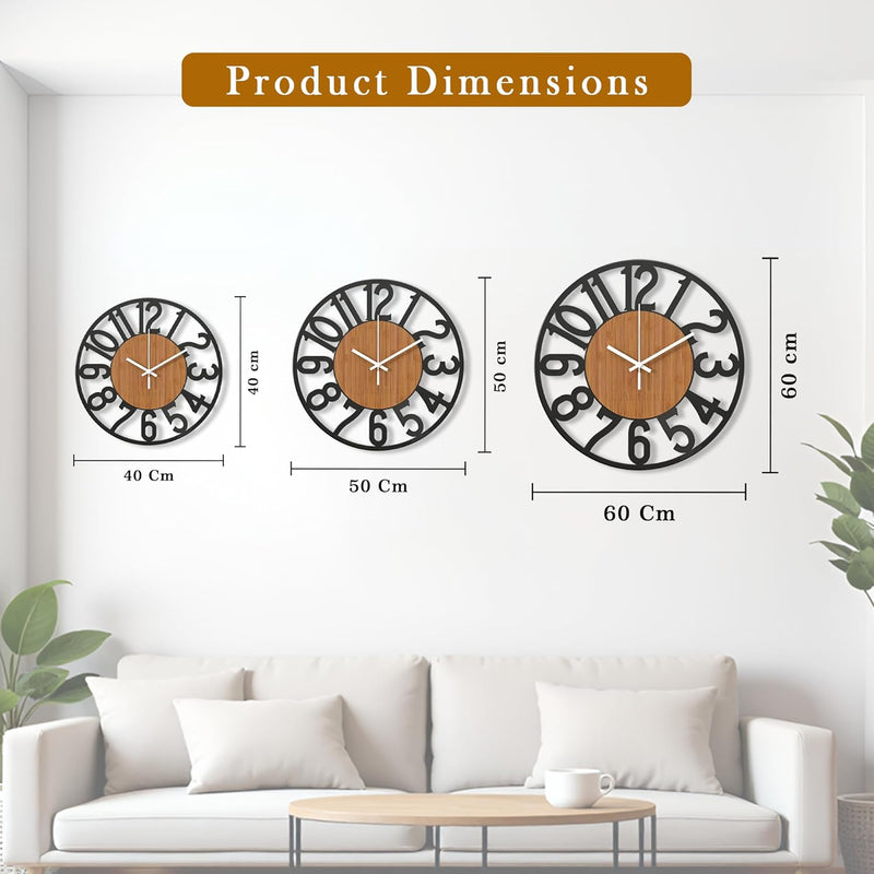 Modern Metal Wall Clock