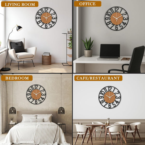 Modern Metal Wall Clock