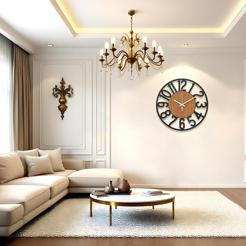 Modern Metal Wall Clock