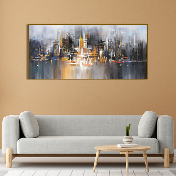 Millennium Cityscape Canvas Wall Painting