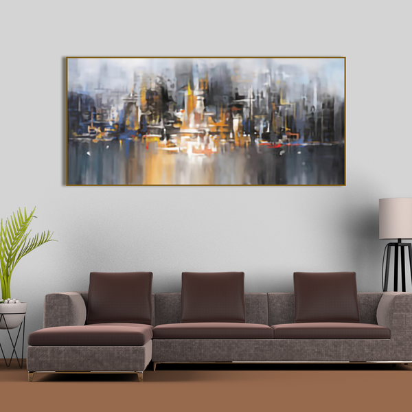 Millennium Cityscape Canvas Wall Painting