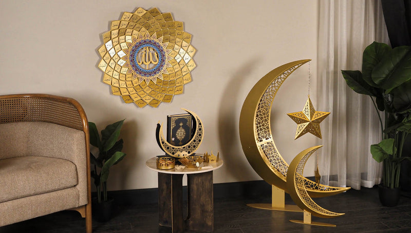 3D Metal 99 Asma Un Nabi Wall Art