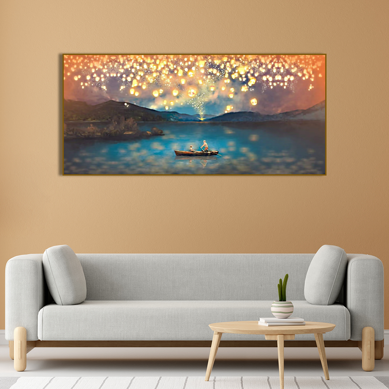 Lantern Views Canvas Wall Painting