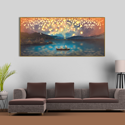 Lantern Views Canvas Wall Painting