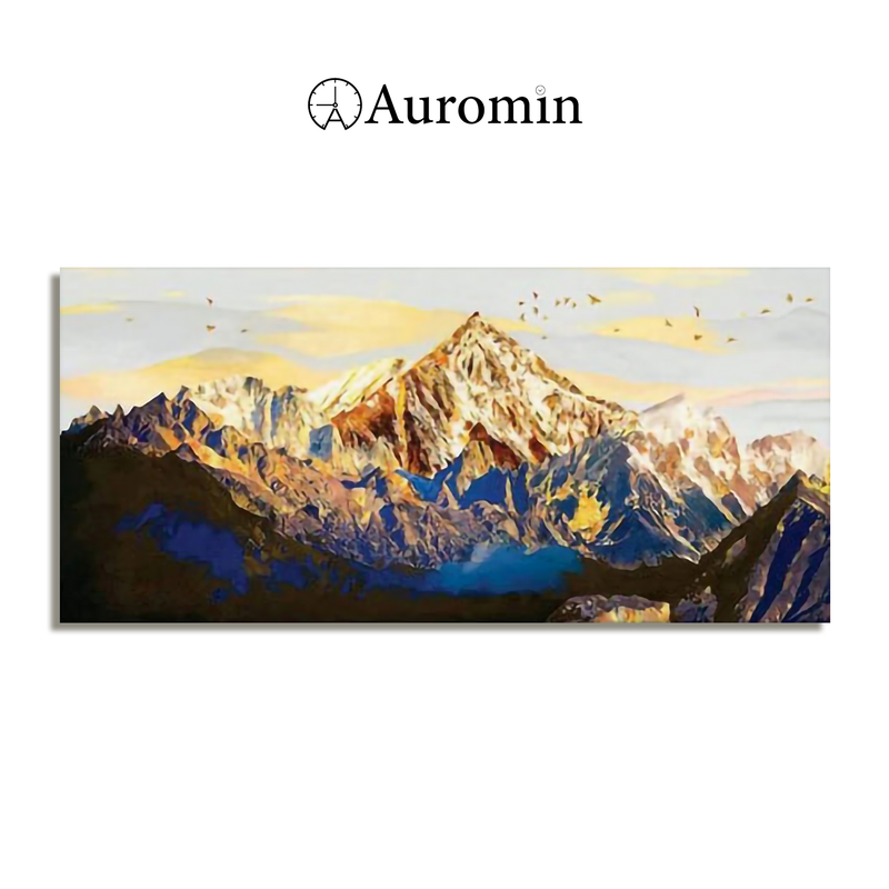 Shining Mountains Canvas Wall Painting