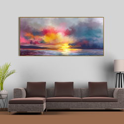 Euphoric Horizon Canvas Wall Painting
