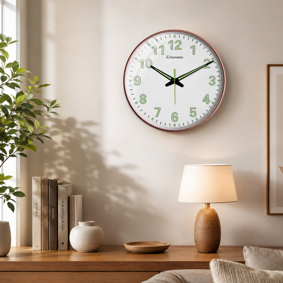 Night Glow Redium Wall Clock