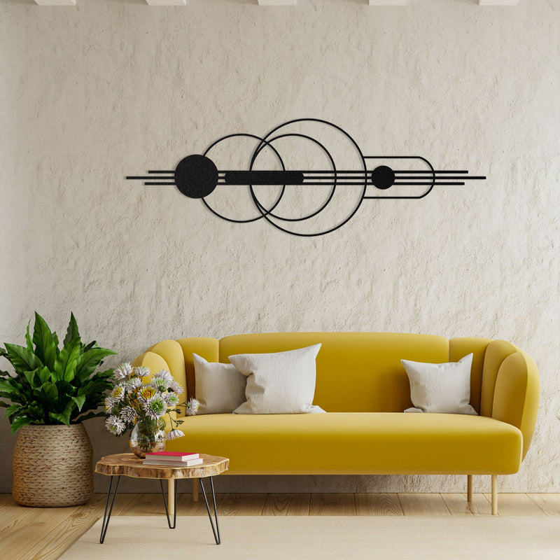 Abstract Geometric Metal Wall Art