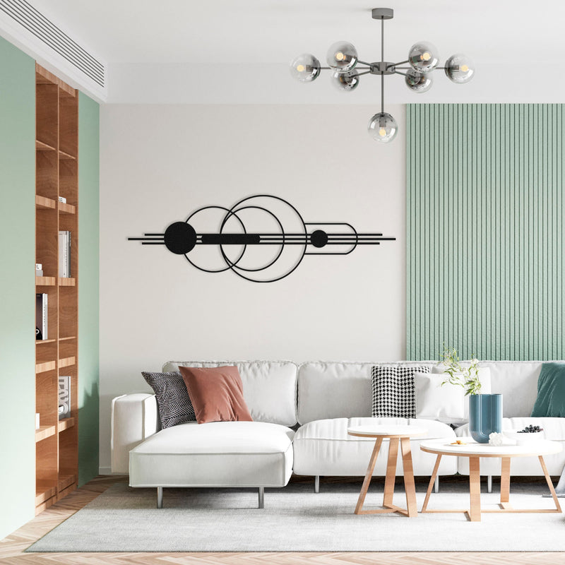 Abstract Geometric Metal Wall Art