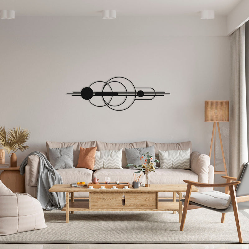 Abstract Geometric Metal Wall Art – auromin.in