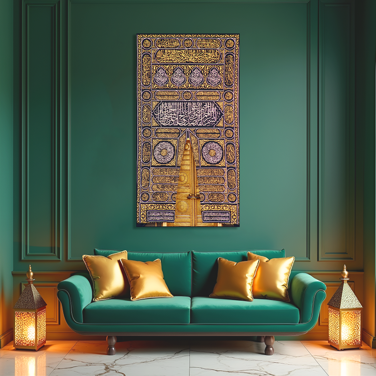 Kaaba Gate - Islamic Wall Art Canvas Printing