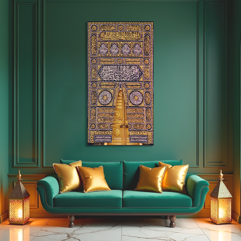 Kaaba Gate - Islamic Wall Art Canvas Printing