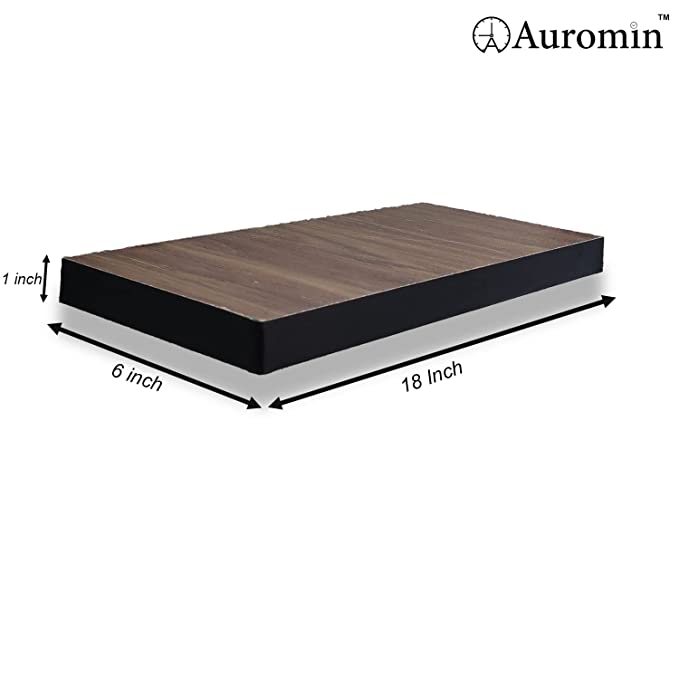 Modern Wood Floating Shelves, for Kitchen Bathrooom (Set of 3)