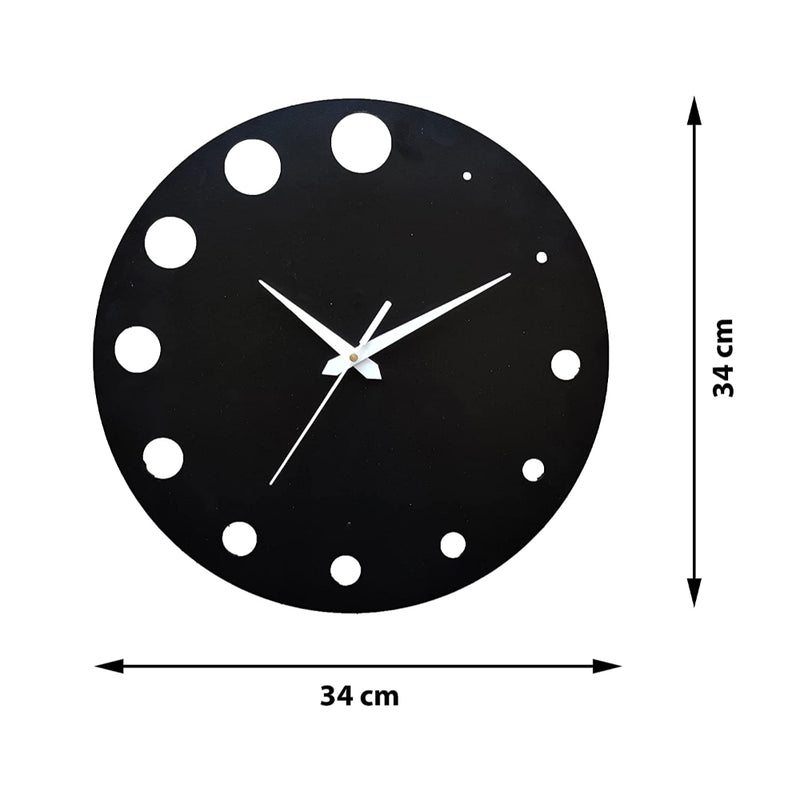 stylish metal wall watch