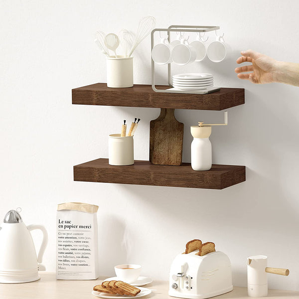 wooden shelves for kitchen bathroom