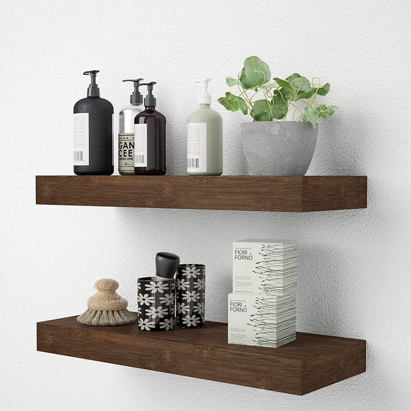 wood selves set 3
