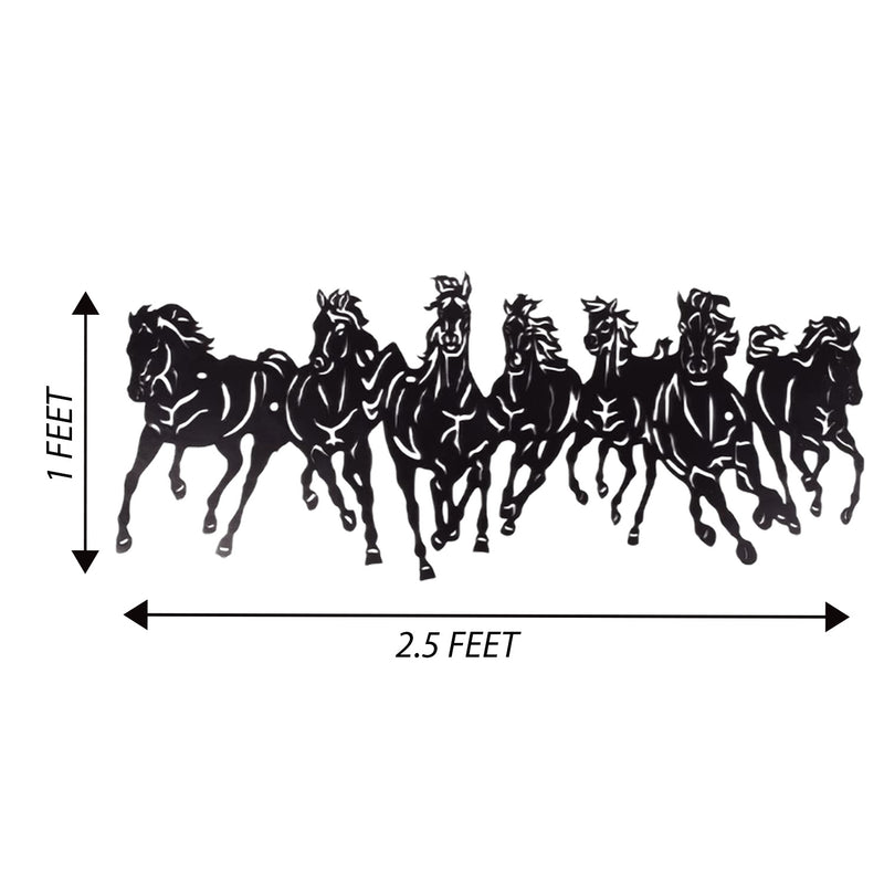 7 horses vastu frame metal