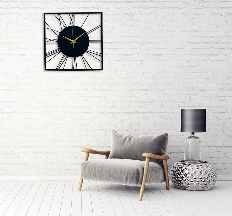 latest roman metal wall clock for home decor