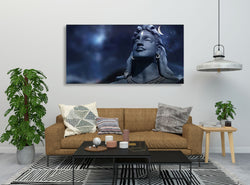 lord shiva wall painting for living room