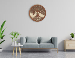 tree design wall clock