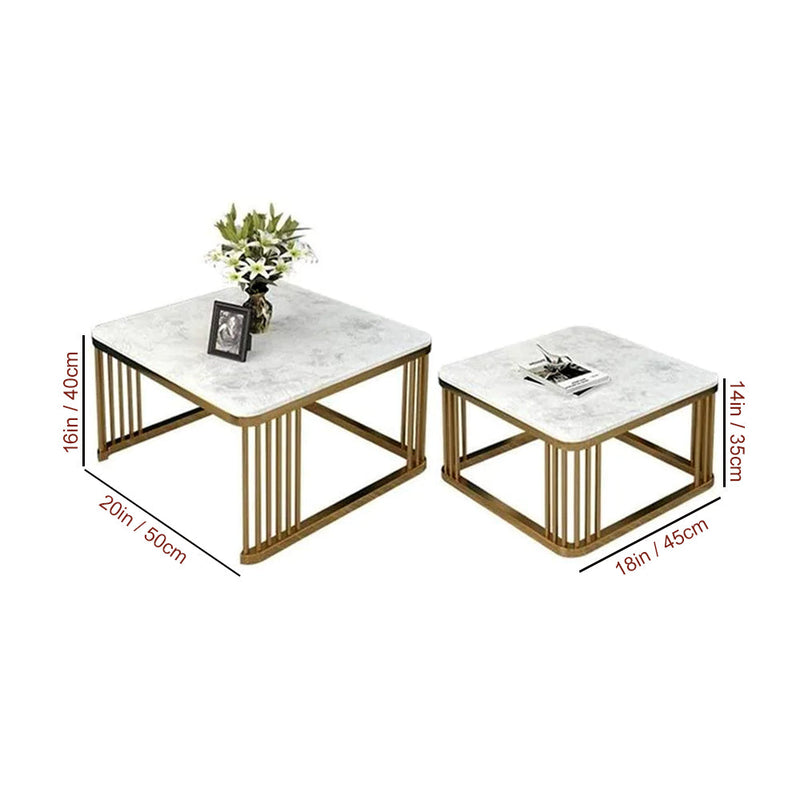 Tethered center table set for home decor