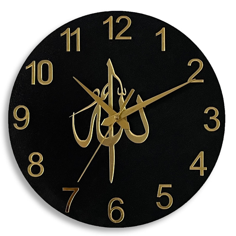 islamic wall clock for home decor