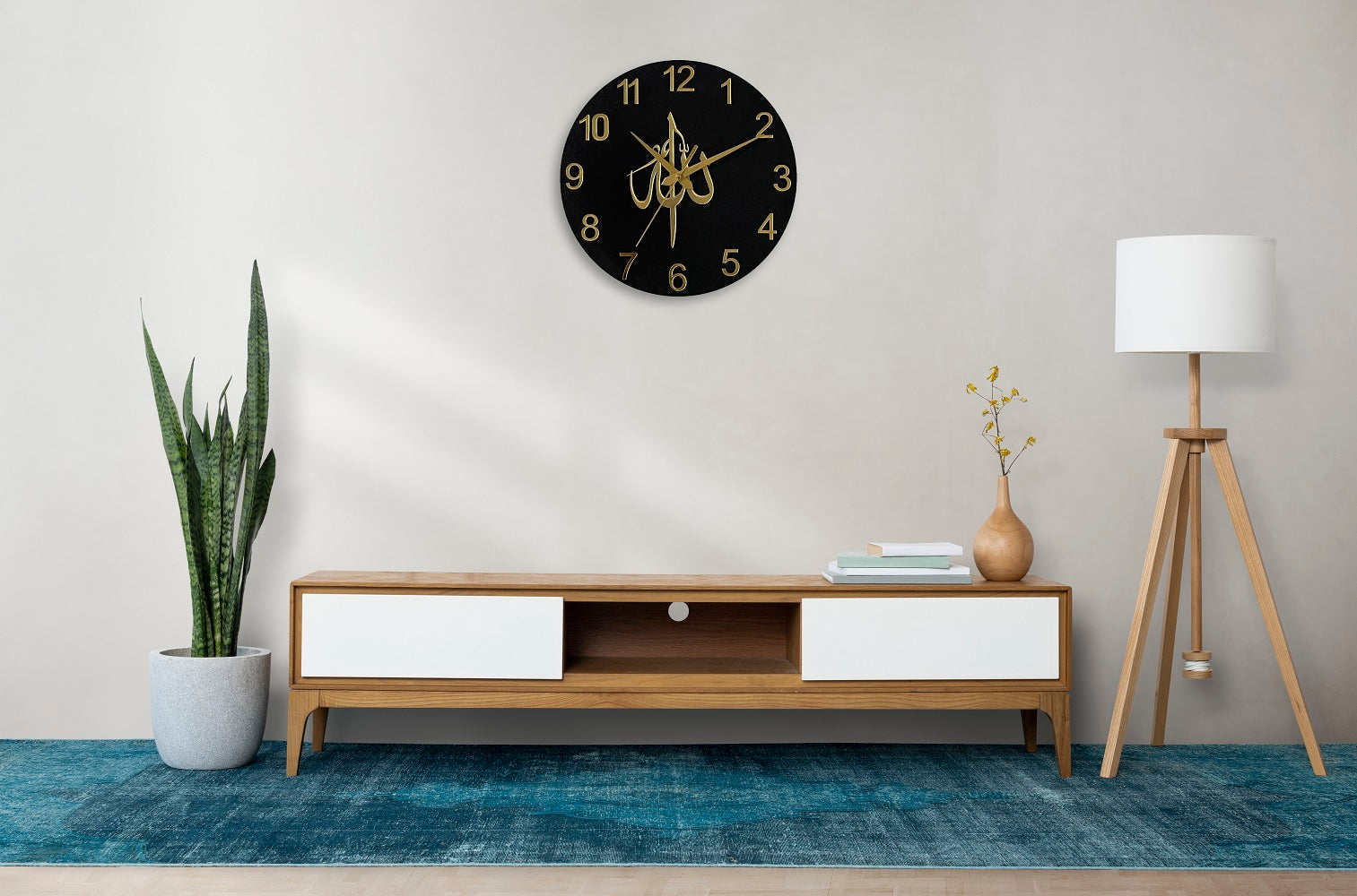 Allah Clock ALLAH Islamic Wall Clock – auromin.in
