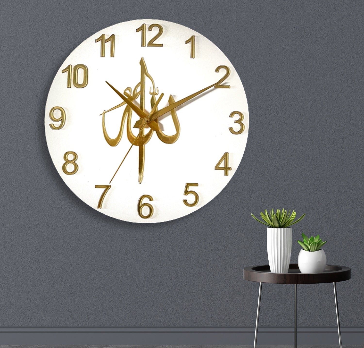 Allah Clock ALLAH Islamic Wall Clock – auromin.in