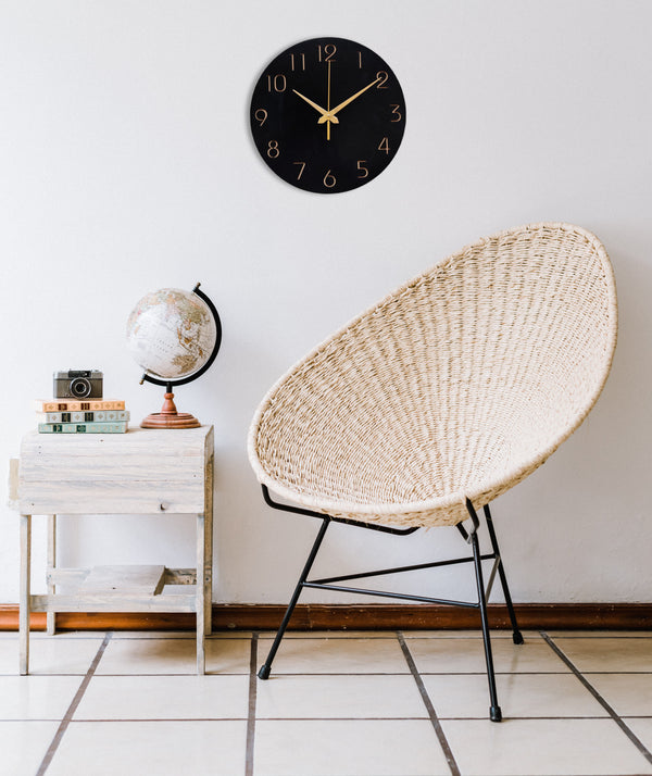 simple elegant wall clock for home decor