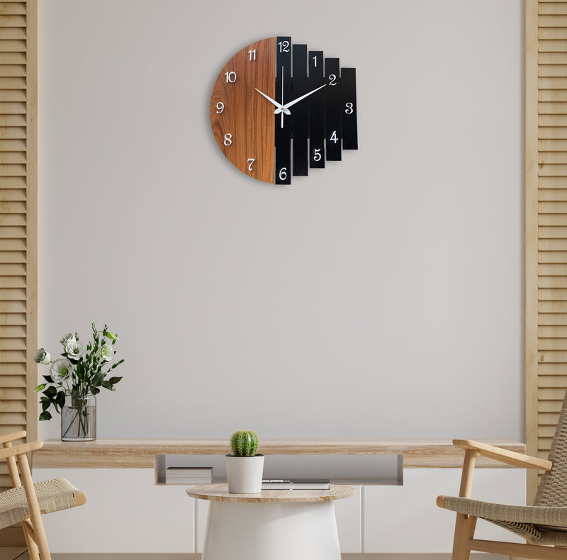 modern wall clock for home decor