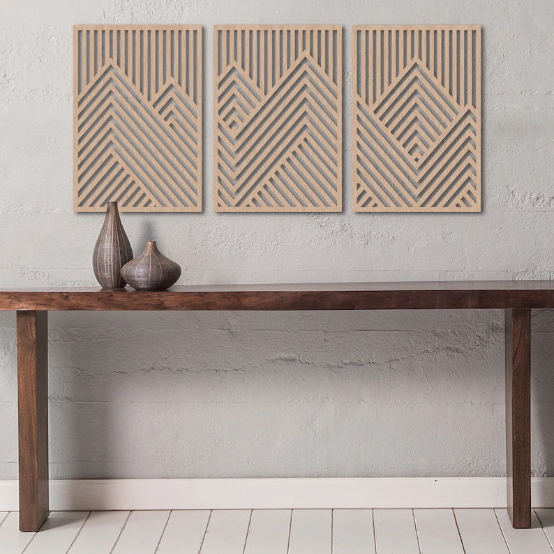 geometric wall home decor