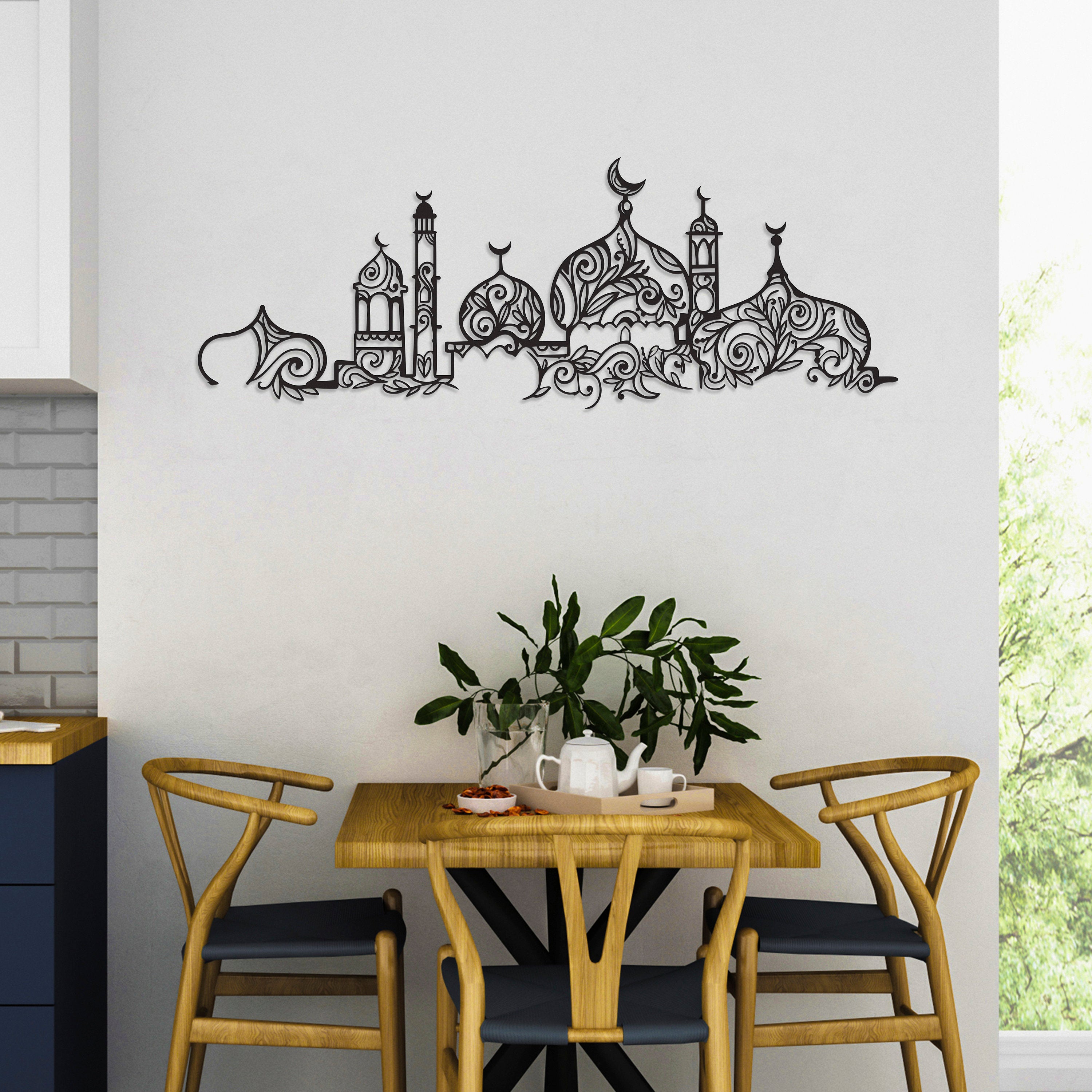 Masjid Wall Art black color