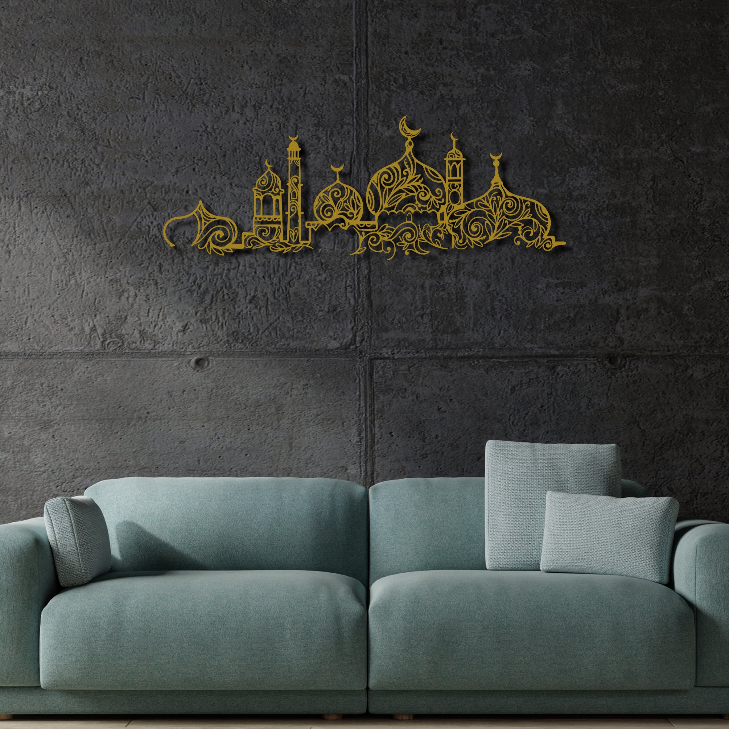 islamic metal art for wall home decor 