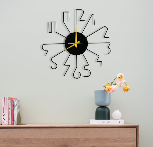 latest decorative metal wall clock