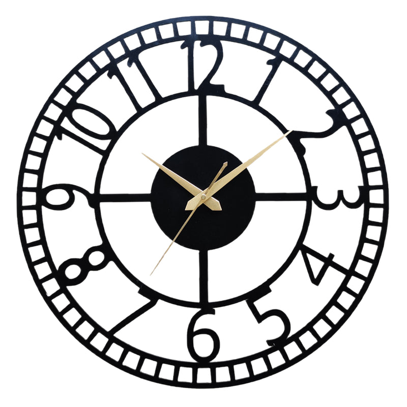 metal wall clock