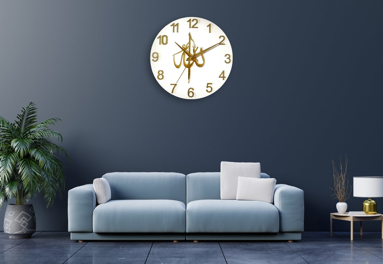 Allah Clock ALLAH Islamic Wall Clock – auromin.in